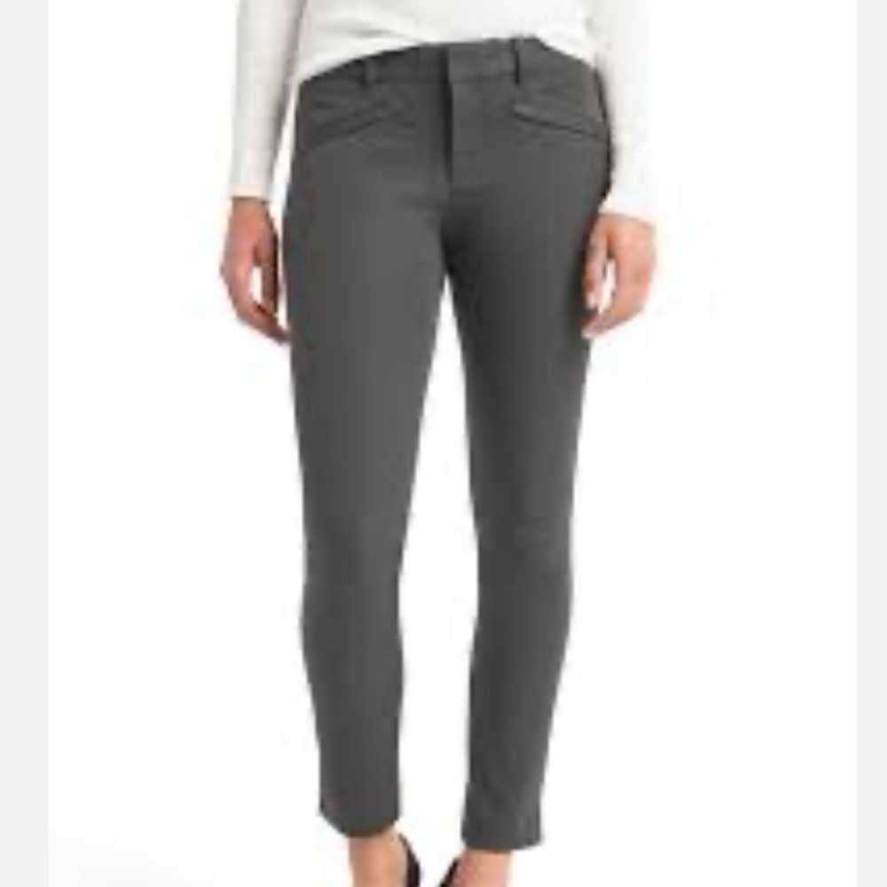 GAP Skinny Ankle Gray size 8 trousers